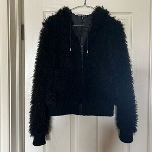 Furry Zip Up Jacket